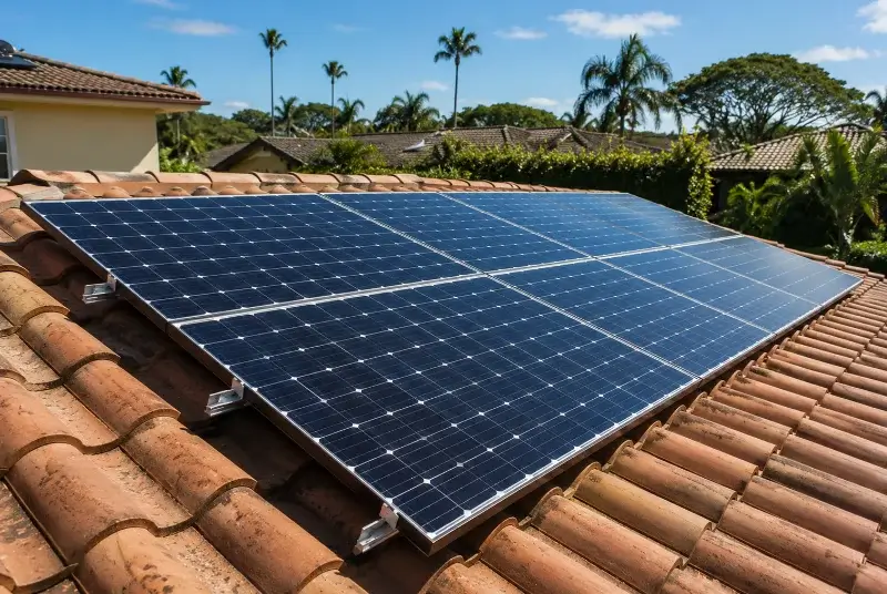Installation de panneaux solaires à la Mure